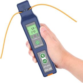 معرف الألياف الضوئية 800-1700 نانومتر الكل في واحد، محدد الأخطاء البصرية المدمج بطول 5 كيلومتر VFL، كاشف حركة الألياف OFI مع LED، أزرق داكن in Kuwait