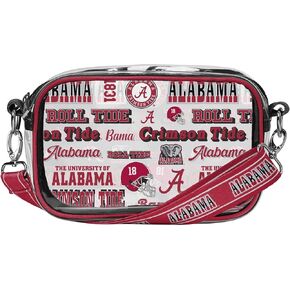 حقيبة كروس شفافة مخططة بشعار فريق الكلية من FOCO NCAA in Kuwait