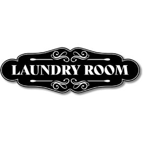 Laundry Room Sign for Door - 9x3 Dibond Laundry Decor for Laundry Room - Laundry Wall Decor - Laundry Signs for Laundry Room Decor - Laundry Sign
