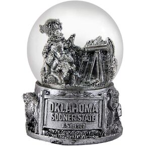 Americaware Oklahoma Snow Globe -65 mm
