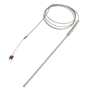 uxcell K Type 20cm Probe Thermocouple High Temperature Sensor 1.65M