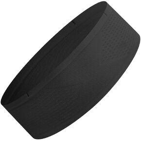 Running Belt Running Fanny Pack Elasticity for Women and Men Waist Band Pack for Most Cell Phone Moisture Wicking Storage Belt Running Bag Money Belt (Black)