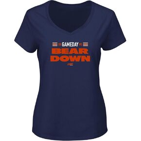 Smack Apparel Gamedays Ladies V-Neck for Chicago Football Fans (SM-5XL)