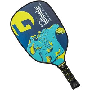 GAMMA Hellbender Middleweight Graphite Pickleball Paddle Blue/Yellow