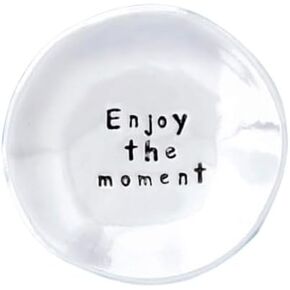 Basic Spirit BW-38 Enjoy the Moment, Boxed Charm Bowl, 2-inch Diameter