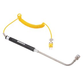 Thermocouple Probe, Right Angle K Type Handheld Temperature Measuring Probe, Quick Response, NR 81532B