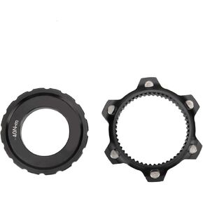 1 Pcs Disc Brake Center Lock, 6-Bolt Disc Brake Rotor Disc Brake Adapter Disc Brake Lock Mountain Bicycle Hub Center Lock Adaptor for Bike Accessory