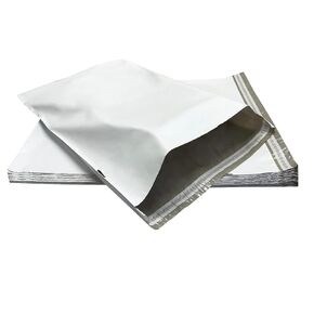 StarBoxes 100 Poly Mailers Bags 19x24" - #7 Pouches Envelopes White Self-Sealing