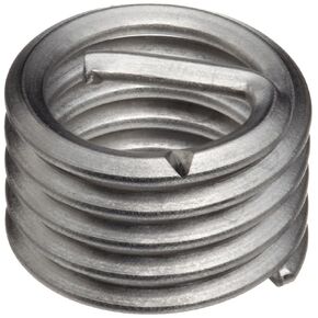 E-Z Lok SK40810 Metric Helical Threaded Insert Kit, 304 Stainless Steel, M8-1.25 Thread Size, 8 mm Installed Length (Pack of 10)