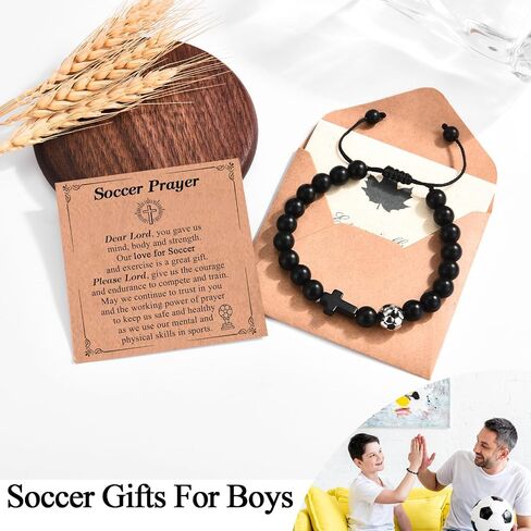 Soccer Baseball Basketball Bracelet Gifts for Boys Ball Players Team Fans Son Grandson Nephew Brother Friend on Birthday Graduation Back to School Christmas Valentines Day Easter in Kuwait