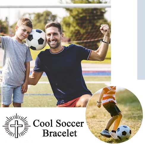 Soccer Baseball Basketball Bracelet Gifts for Boys Ball Players Team Fans Son Grandson Nephew Brother Friend on Birthday Graduation Back to School Christmas Valentines Day Easter in Kuwait