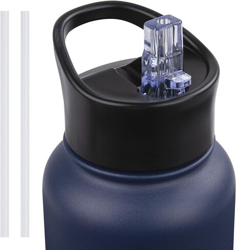 HASLE OUTFITTERS Straw Lid for Hydro Flask 16 22 32 40 64oz,Replacement Lid for Thermoflask,Iron Flask,Fits 2.28" Wide Mouth Bottles in Saudi Arabia