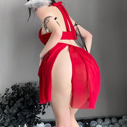 ملابس داخلية مثيرة للأميرة من JasmyGirls، أزياء خادمة مثيرة، بيكيني أنيمي، ملابس لعب الأدوار، فستان نادي الرقص العربي للهالوين in Kuwait