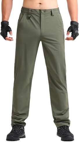 Men's Hiking Cargo Pants Quick Dry Lightweight Waterproof casual Pants in Saudi Arabia