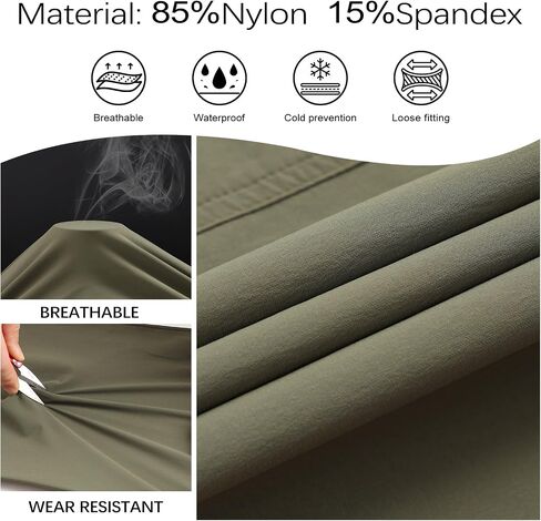 Men's Hiking Cargo Pants Quick Dry Lightweight Waterproof casual Pants in Saudi Arabia