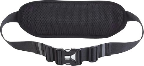 Men's and women's outdoor sports waist bag for walking, running, dog walking, adjustable waist bag with water cup position (黑色), Black, niekely-1 in Saudi Arabia