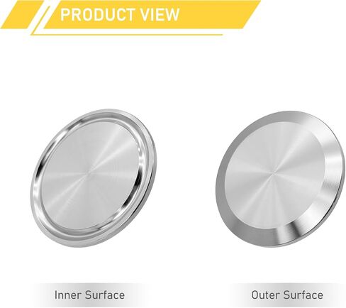 4 Inch Tri Clamp End Cap with 4" Tri-Clamp and Silicone Gasket 304 Stainless Steel Sanitary Fittings TC Caps Quick Connect Kit 2PCS in Saudi Arabia