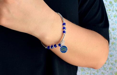 من القلب فلوريدا غاتورز اللبلاب تمتد سوار الفضة والمجوهرات هدية UF، 7 5 بوصة in Kuwait