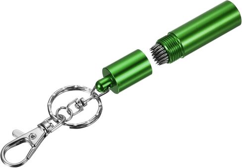 Snooker Billiard Pool Cue Tip Tool - Aluminum Alloy Cue Stick Repair Tool with Keychain, Multifunction, Apply for Snooker in Kuwait