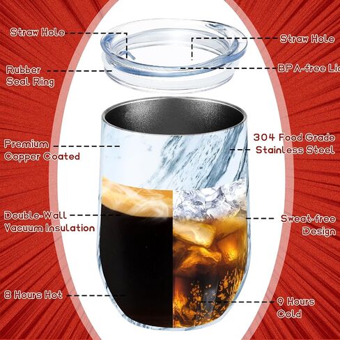 Baderke Marble Wine Cooler with 2 Marble Stainless Steel Wine Cup Wine Chiller Portable Wine Bottle Chiller Beverage Chiller Wine Accessories for Wine Lovers Parties Dinner Keep Wine Beverages Cold in Saudi Arabia