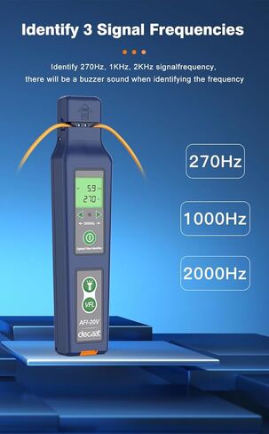 معرف الألياف الضوئية 800-1700 نانومتر الكل في واحد، محدد الأخطاء البصرية المدمج بطول 5 كيلومتر VFL، كاشف حركة الألياف OFI مع LED، أزرق داكن in Kuwait
