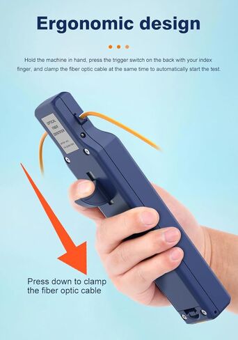 معرف الألياف الضوئية 800-1700 نانومتر الكل في واحد، محدد الأخطاء البصرية المدمج بطول 5 كيلومتر VFL، كاشف حركة الألياف OFI مع LED، أزرق داكن in Kuwait