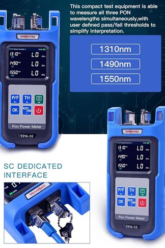 TPN-35 1310/1490/1550nm PON مقياس الطاقة، مقياس طاقة الألياف الضوئية، اختبار شبكة PON، مقياس طاقة الألياف البصرية OTDR in Kuwait