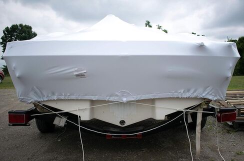 | Universal Marine Boat Cover | Waterproof, Heavy Duty | Straps & Vents Included in Saudi Arabia