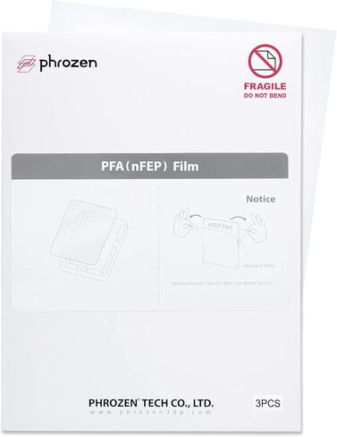 phrozen 1pc PFA (nFEP) Film, for Sonic Mighty 8K, Designed to be Long-Lasting While Consistently Print Out Large-Scale & Highly Detailed 3D Models, (310 * 220mm) in Kuwait