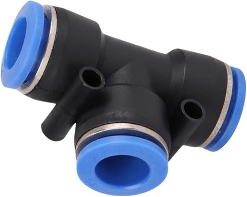 Pneumatic Connectors,12mm Pneumatic Fittings Push in T-Type Connectors Water Hose Quick Connect for Air Water Hose 10 PCS in Saudi Arabia