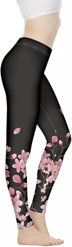 Women's Yoga Pants Full Length Workout Running Legging High Waist Sports Gym Activewear in Saudi Arabia