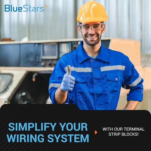 BlueStars 6 Packs 5 Positions Terminal Strip Blocks 600V 15A with Cover and 5 Packs 400V 15A 6 Positions Pre-Insulated Terminals Barrier Strip Used for Home Electrical Project in Saudi Arabia