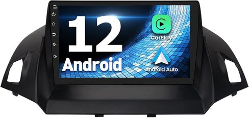 Android 13 [2GB+64GB] Car Radio Compatible for Ford Escape 2013-2016 with Reverse Camera, 9 Inch Touch Screen with GPS/FM/WiFi/Reverse Camera, Support SWC Wireless CarPlay Android Auto in Saudi Arabia