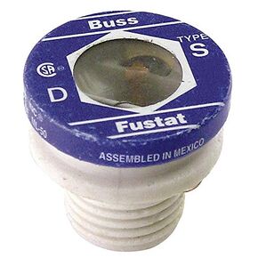 Bussman S-5-6/10 Fustat Dual Element Plug