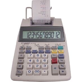 شارب SH-EL1750V آلة حاسبة للطباعة، أسود/أحمر in Kuwait