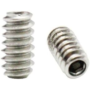 Hex Allen Head Socket Set Screw Bolts 304 Stainless Steel Grub Screw Set Screws #10-24×5/16'', Pack of 20 in Kuwait