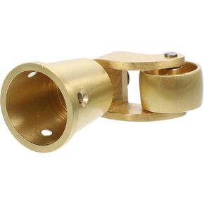 Hemobllo Round Cup Casters, Wearable 360?Rotation Swivel Wheels Universal Vintage Brass Caster Furniture Cup Caster for Furniture Cabinet Sofa Piano Chairs Bed