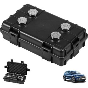 Magnetic Key Box Under Car Vehicles, Hide A Key Magnetic Under Car Key Holder Spare Key Hider, Waterproof Hidden Key Holder Case for Outdoor Travel, Magnet Key Box Under Car