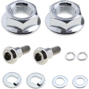 SING F LTD 4pcs Electric Scooter Front Rear Motor Wheel Nuts Bolt Screw with Washers Compatible with Xiaomi M365, 1S, Essential, Pro and Pro 2
