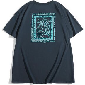 maamgic Mens Graphic T-Shirts Soft Cooling Touch Tees with Pocket