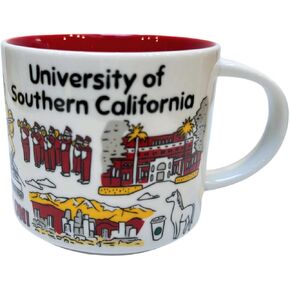 Starbucks Been There Series Campus Collection University of Southern California Ceramic Mug, 14 Oz