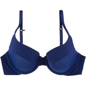 Women's Sweet Microfiber and Mesh Underwire T-Shirt Bra with Adjustable Straps