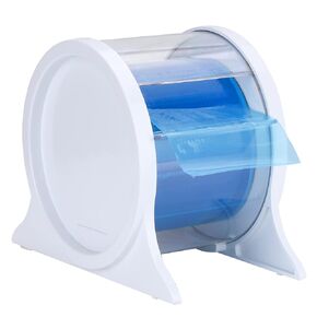 Dental Acrylic Barrier Film Holder, Protecting Barrier Film Dispenser for Film Support, Dust-Proof Dispensing Box Plastic Barrier Stand