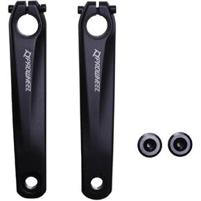 PROWHEEL Ebike SML Crank Arm,160MM/165MM/170MM/175MM Forged Alloy 6061 T6 Bicycle Crank Arms for E-Bike Shimano E7000 & EP600 &E6100 Electric Bike Motor Mid Mounted Motor