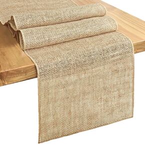 Letjolt Burlap Table Runner 72 Inches Farmhouse Table Runner Jute Table Runner Rustic Table Decor Jute Woven Fabric