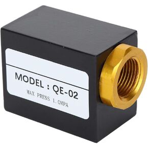1/4" Quick Exhaust Valve with Aluminum Alloy, Quick Exhaust Control Valve Pneumatic Air