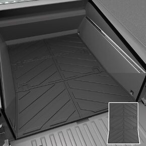 Xipoo Truck Bed Liner Compatible with 2024 Tesla Cybertruck Bed Mat Truck Bed Protector TPE Truck Mat Cargo Liner Replacement for 2024 Tesla Cybertruck Accessories(Truck Bed Mat)