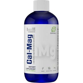 Liquid Ionic Cal/Mag | Calcium, Magnesium, Boron | Bone & Muscle Support | Restful Sleep | Mood Support | 48 Day Supply