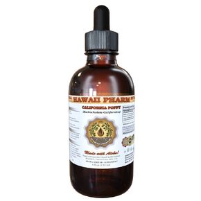 HawaiiPharm California Poppy (Eschscholzia Californica) Certified Organic Liquid Extract 2 oz