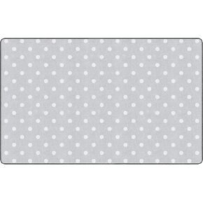 Flagship Carpets Schoolgirl Style Polka Dots Classroom Area Rug for Indoor Classroom Learning or Kid Bedroom Educational Play Mat, 7'6"x12